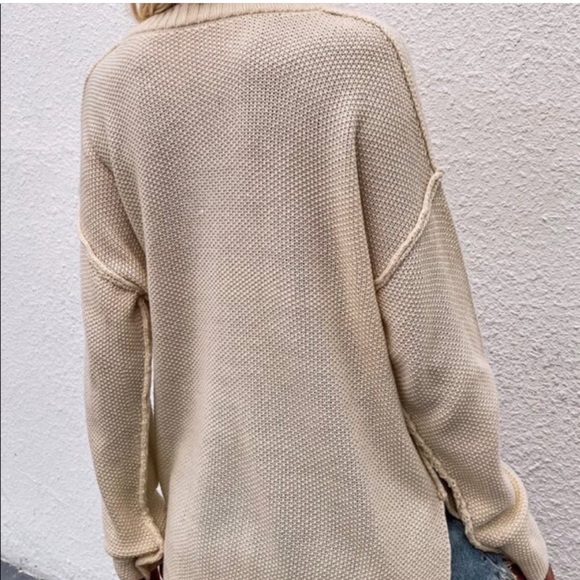 Express Tipped Novelty Button Sweater Jacket Size S / NWT